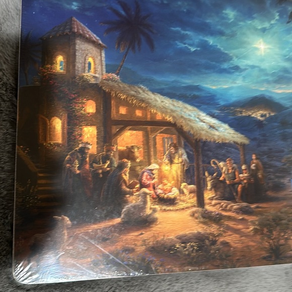 New Thomas Kinkade The Nativity placemats | set of 4 - Picture 3 of 4